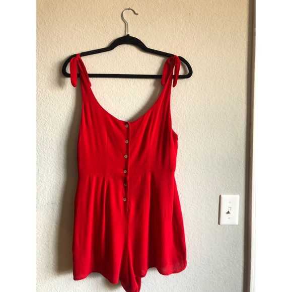 Kimchi Blue Red romper - Picture 1 of 3